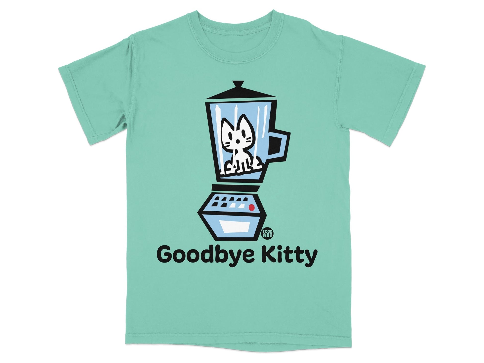 Goodbye Kitty Graphic Funny Blender T-Shirt