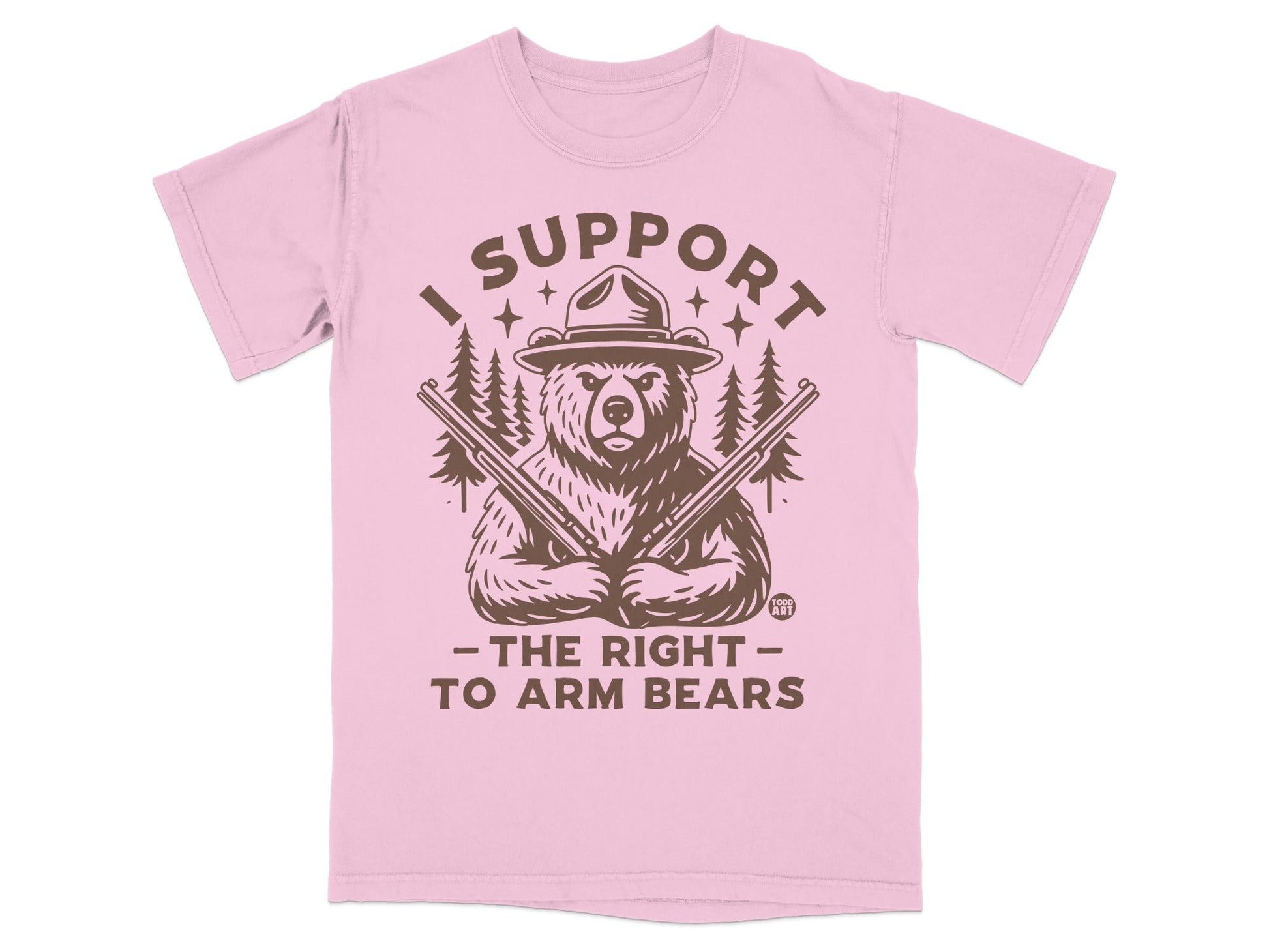 I Support The Right To Arm Bears T-shirt Fun Graphic Tee