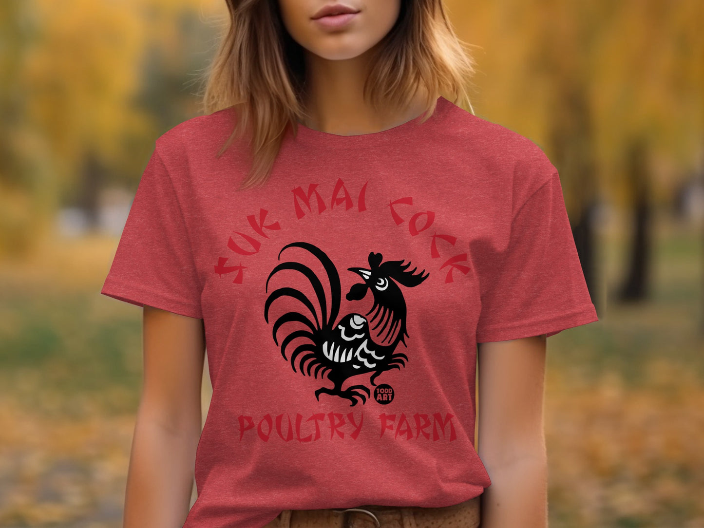 Suk Mai Cock Poultry Farm Graphic T-Shirt
