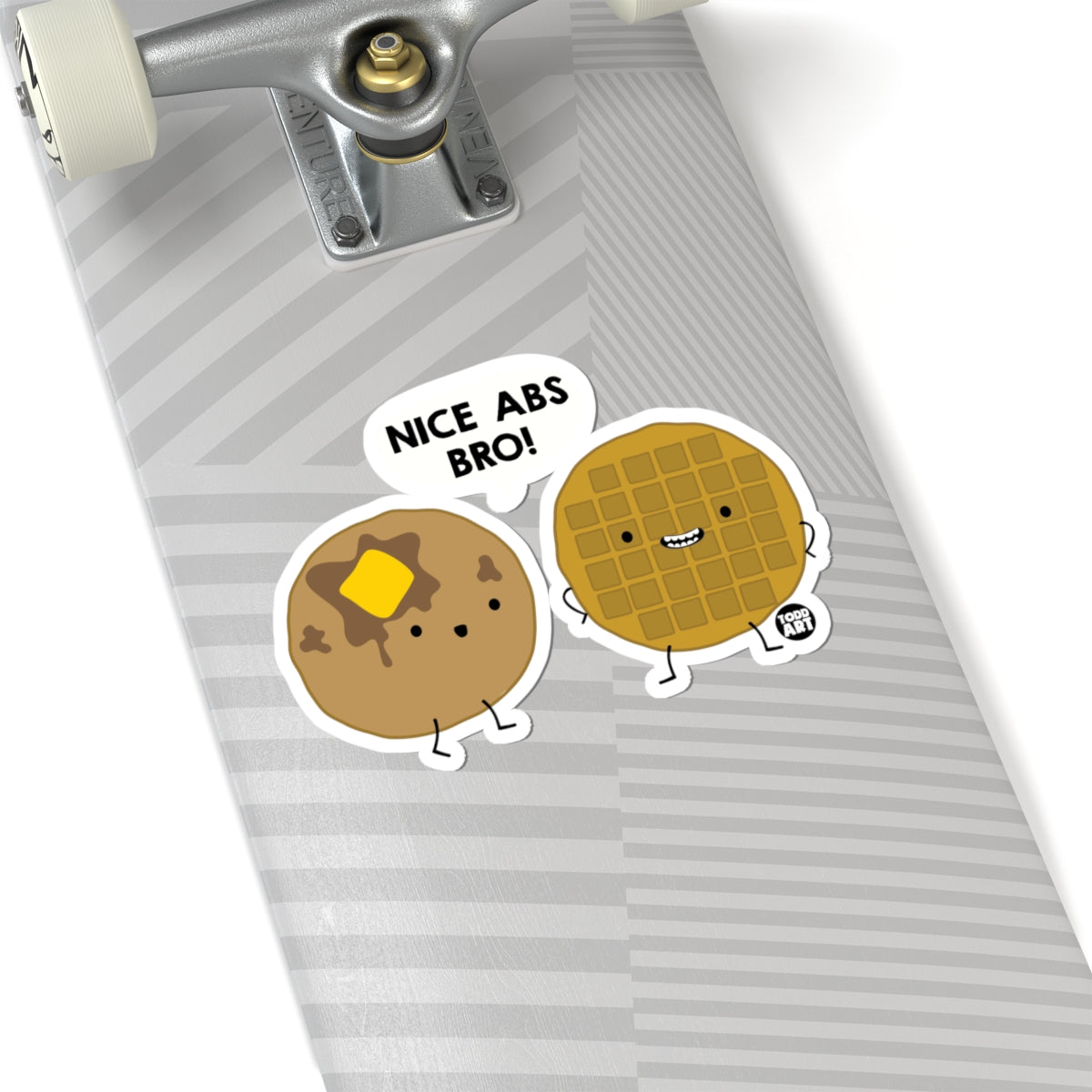 Complimenting AbsTodd Art Sticker