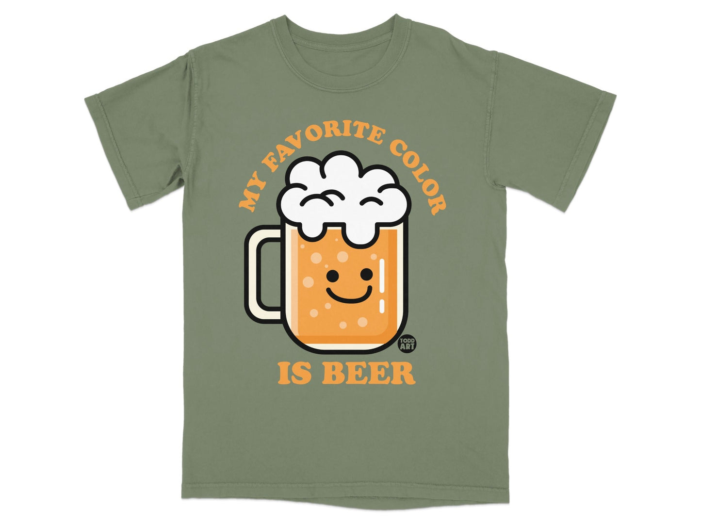 My Favorite Color is Beer Graphic T-shirt Product