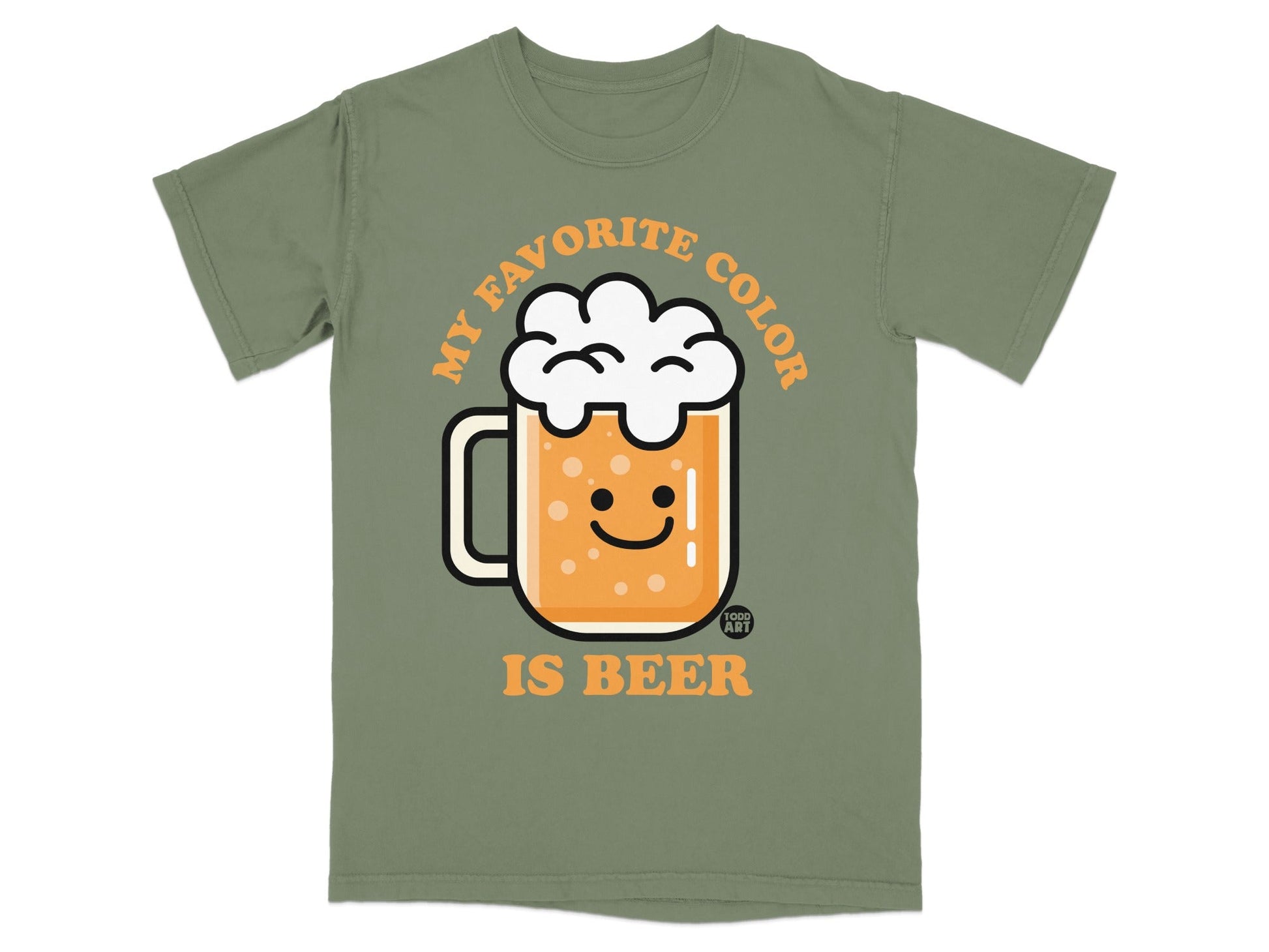 My Favorite Color is Beer Graphic T-shirt Product