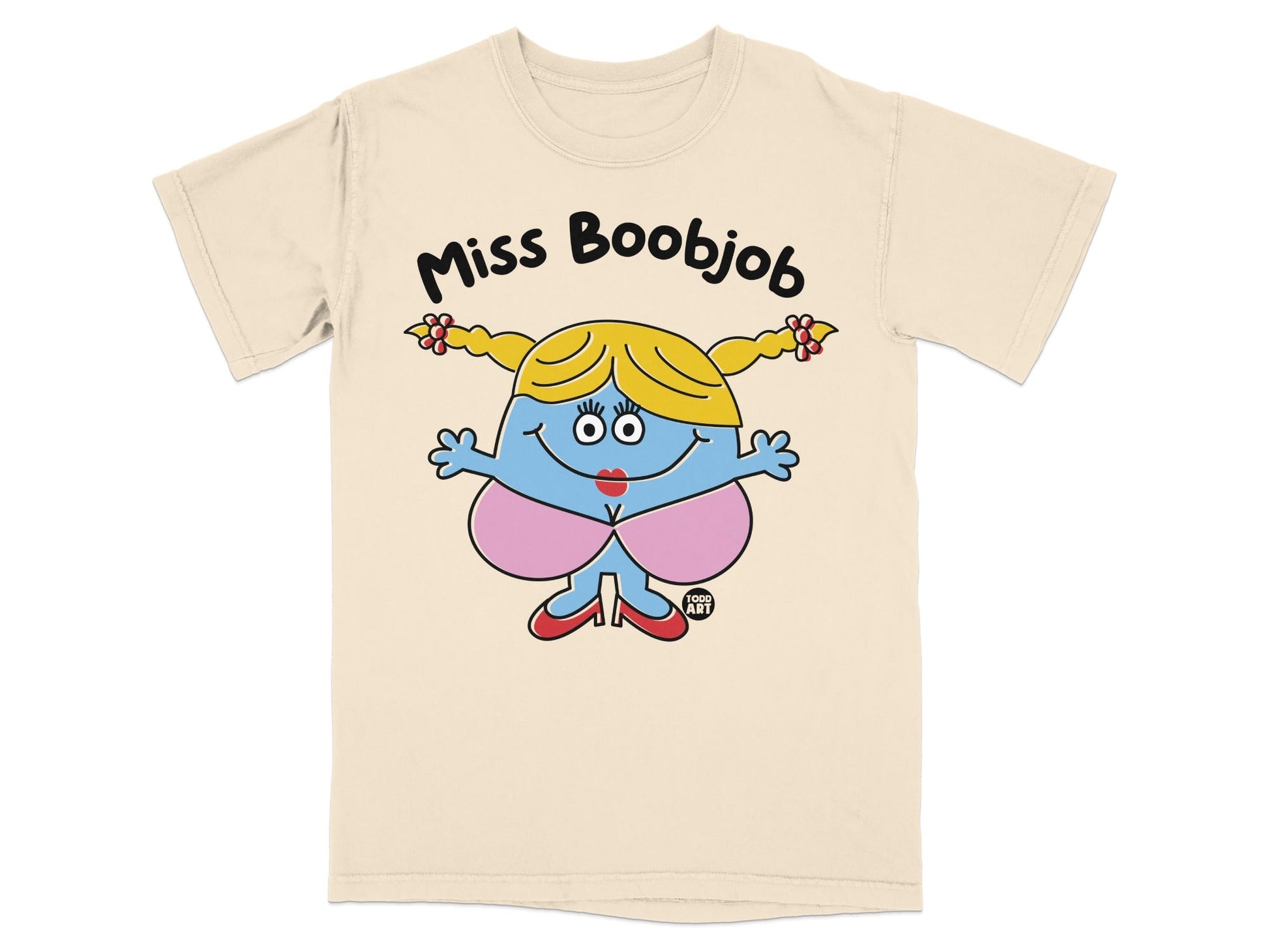 Miss Boobjob Graphic Printed T-Shirt Apparel
