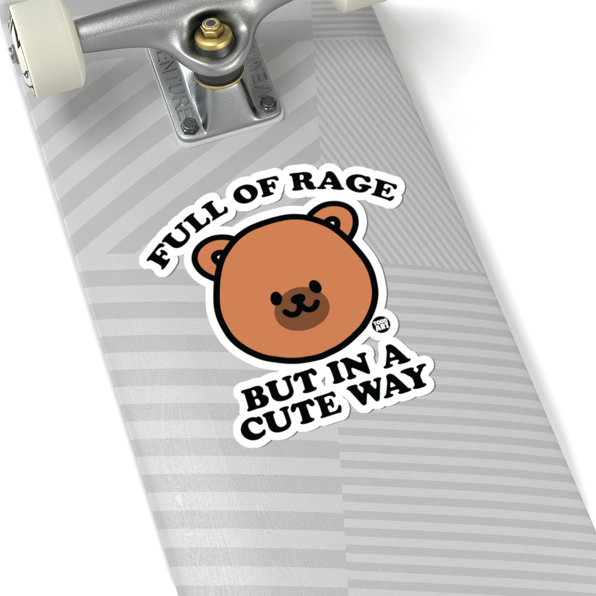 Angry BearTodd Art Sticker