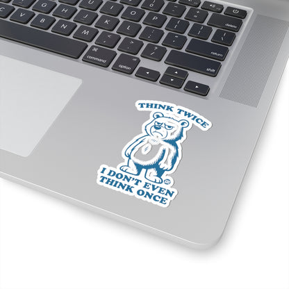 Regretful BearTodd Art Sticker