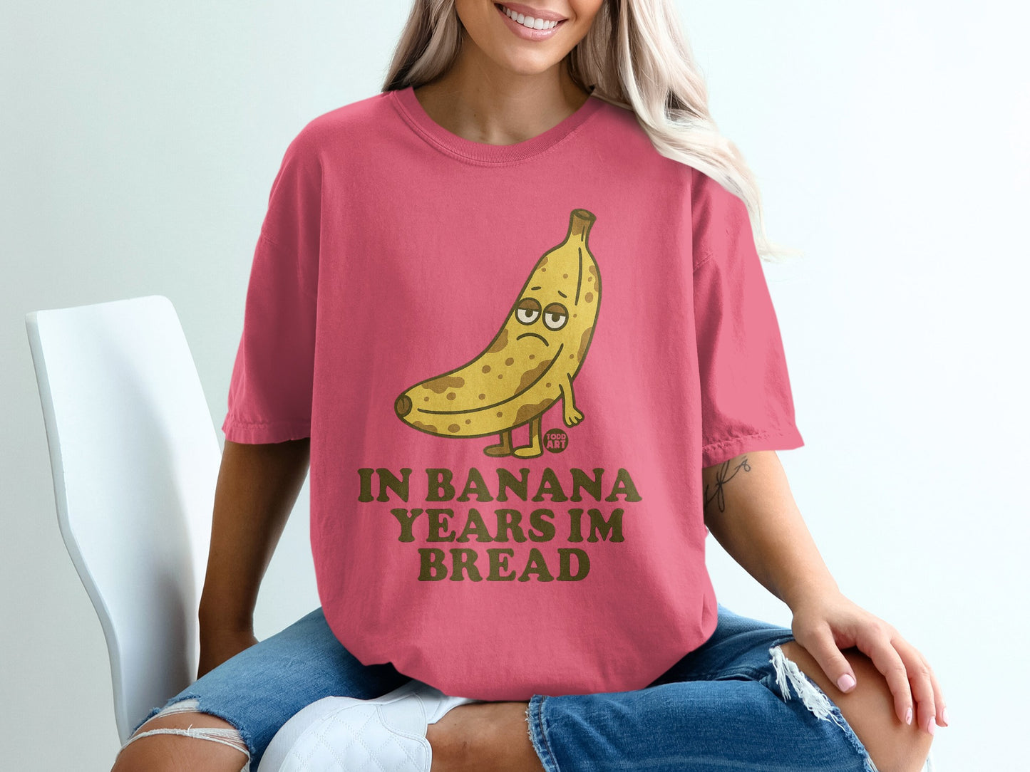 Sad Banana IN BANANA YEARS IM BREAD Funny Shirt product type