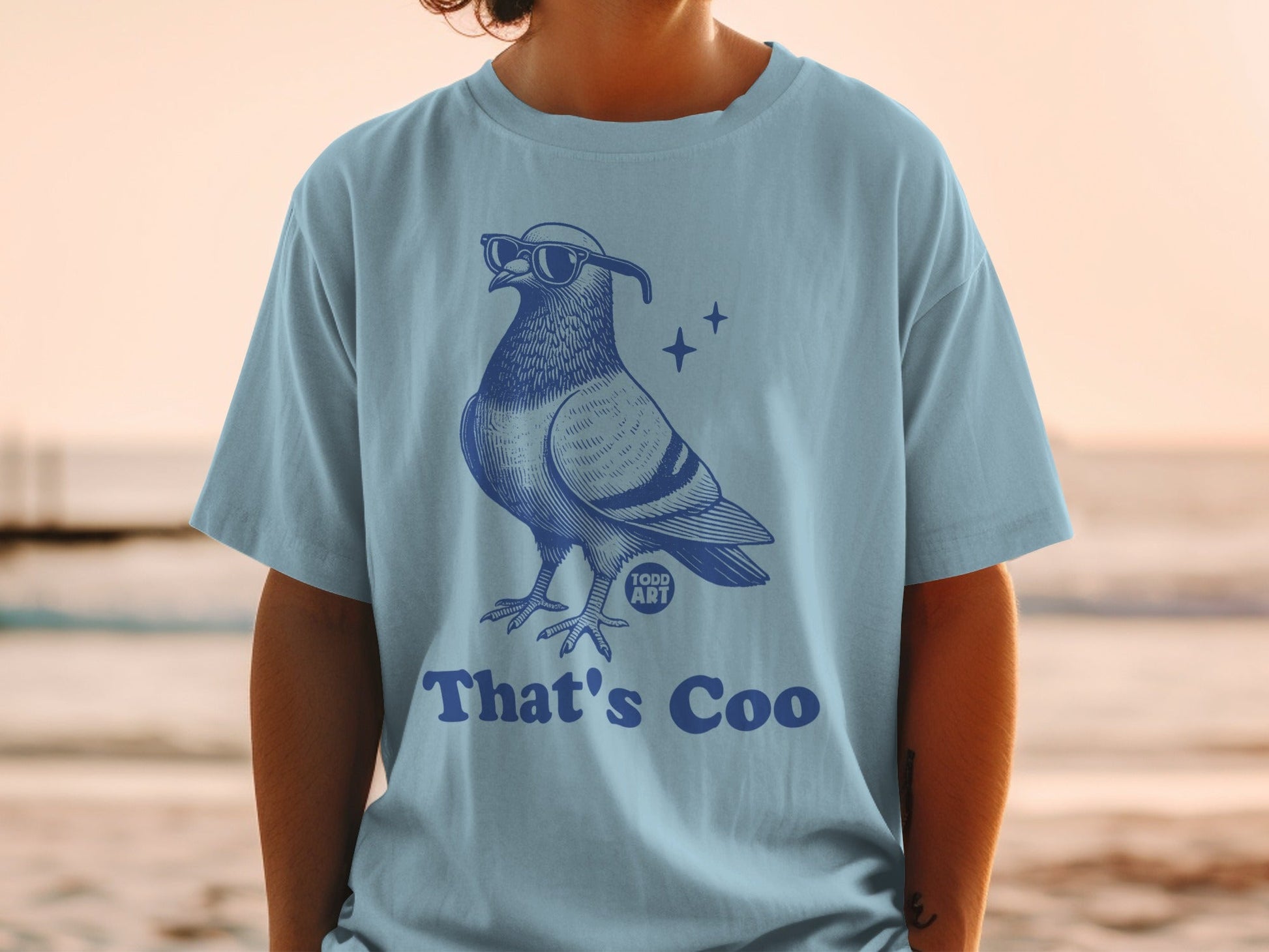 That's Coo Pigeon Wearing Sunglasses T-Shirt