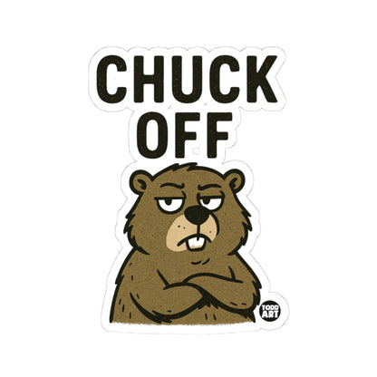 Chuck OffTodd Art Sticker