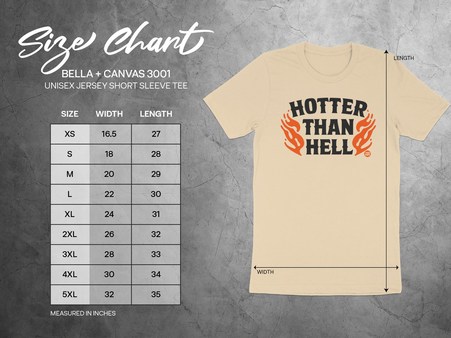 Hotter than Hell Graphic Unisex Short Sleeve Tee product