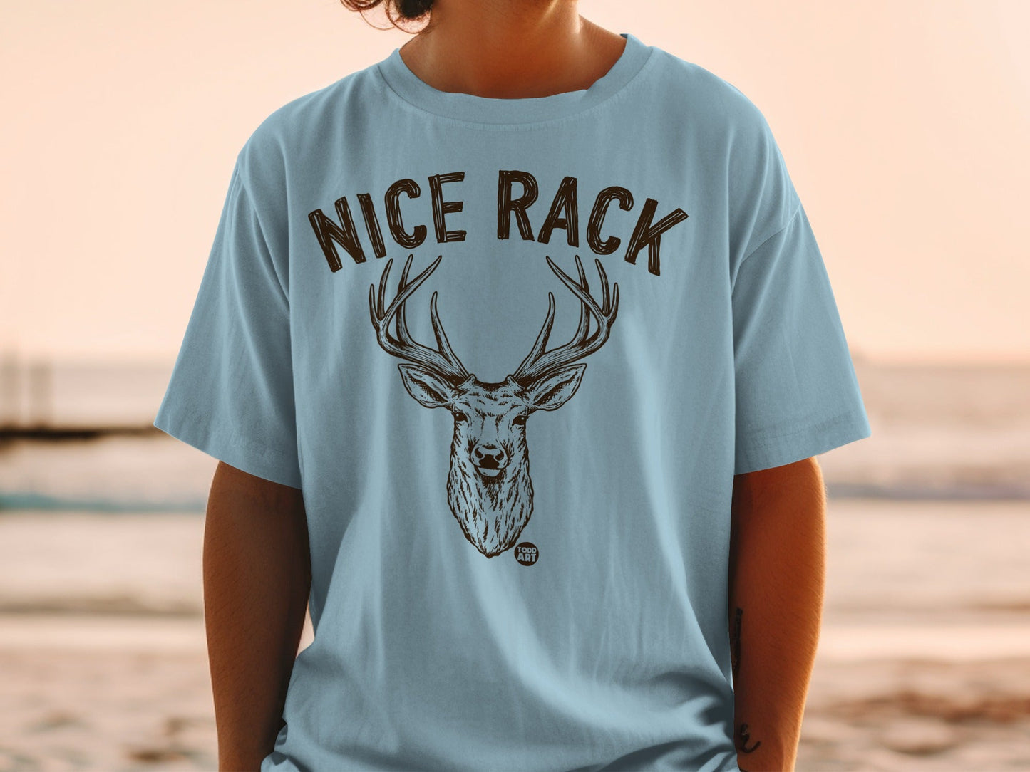 Nice Rack Deer Graphic Short Sleeve T-Shirt Product