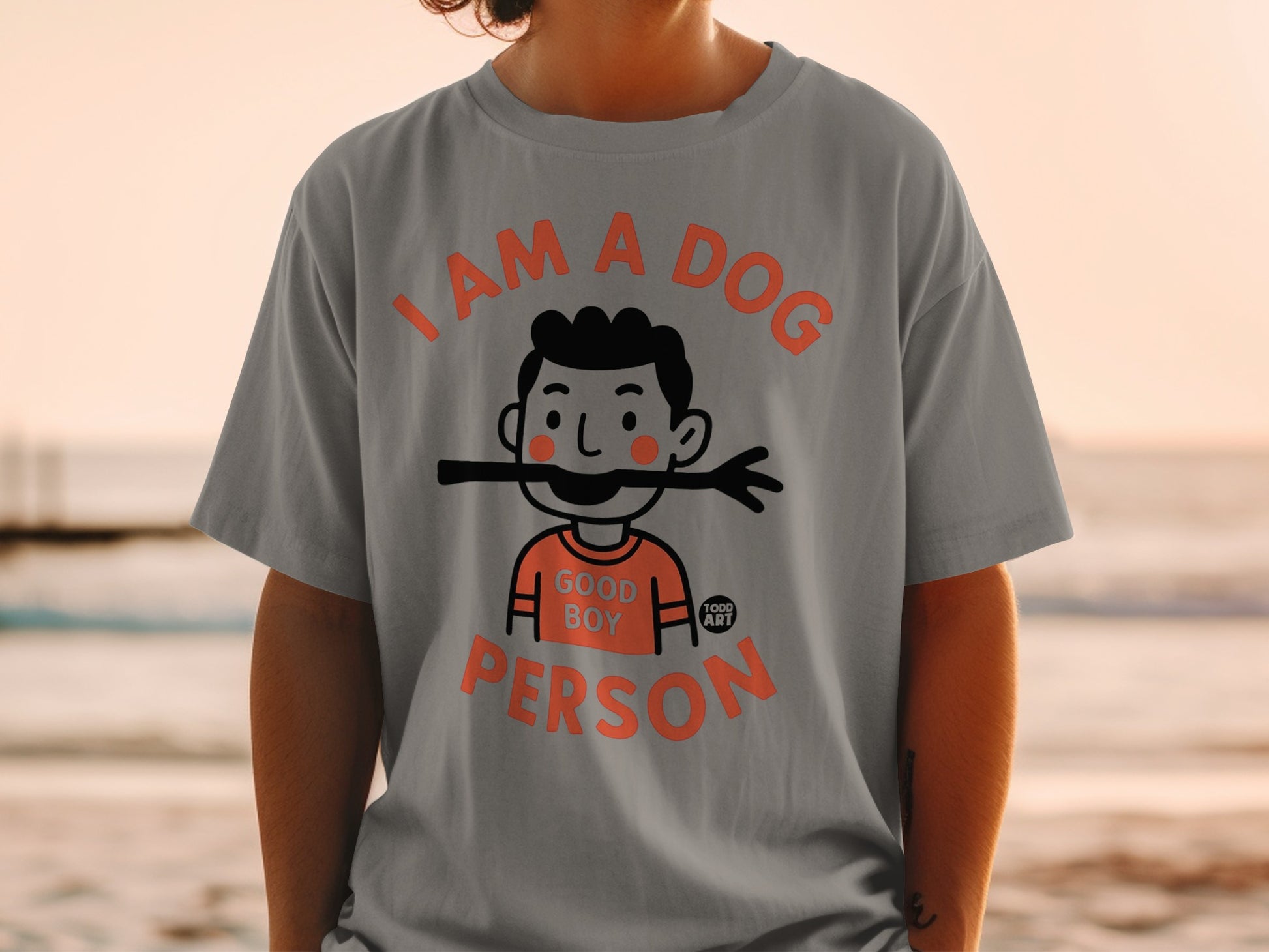 I Am A Dog Person Good Boy T-shirt