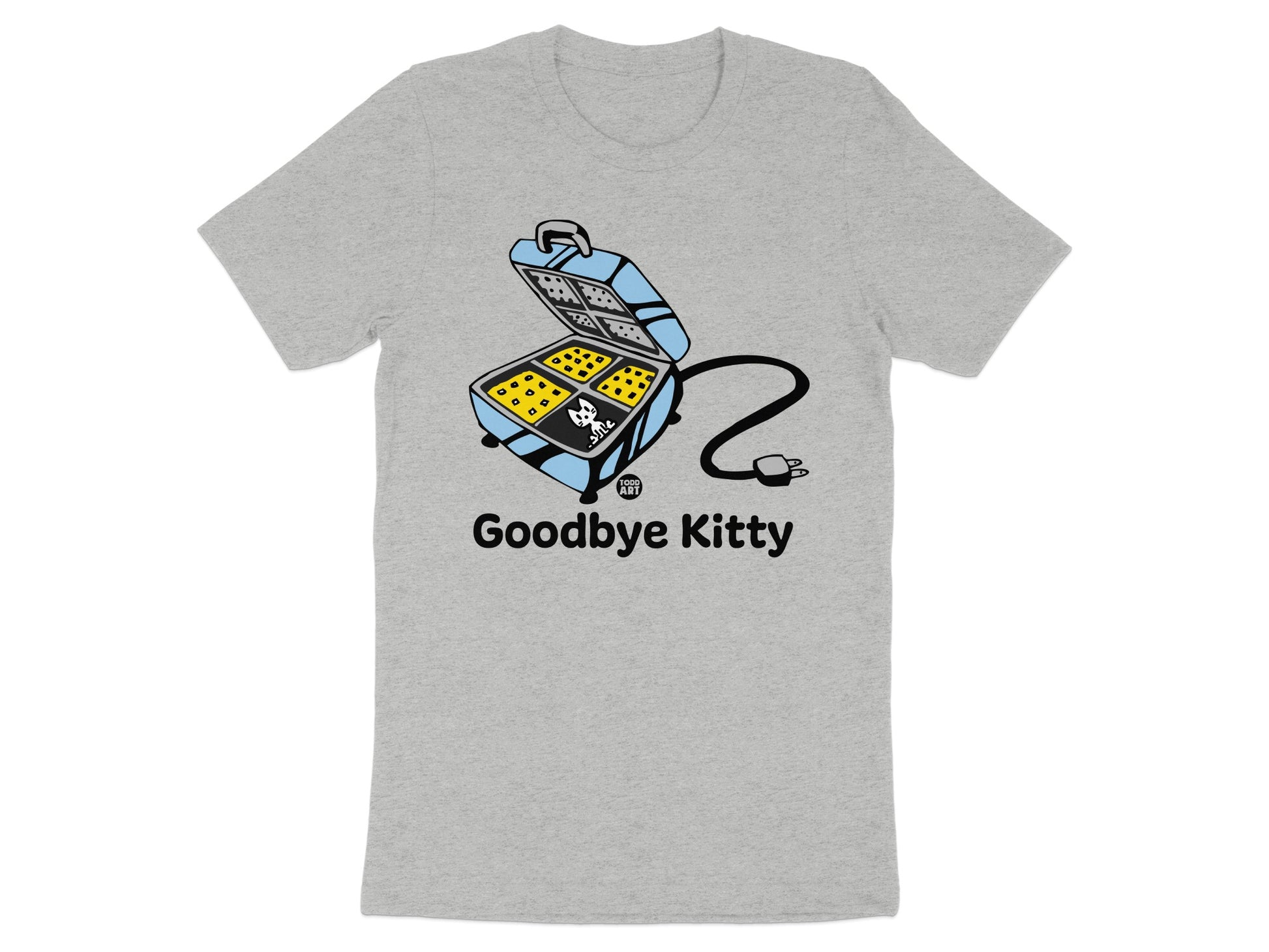 Goodbye Kitty Humor Graphic Tee Shirt
