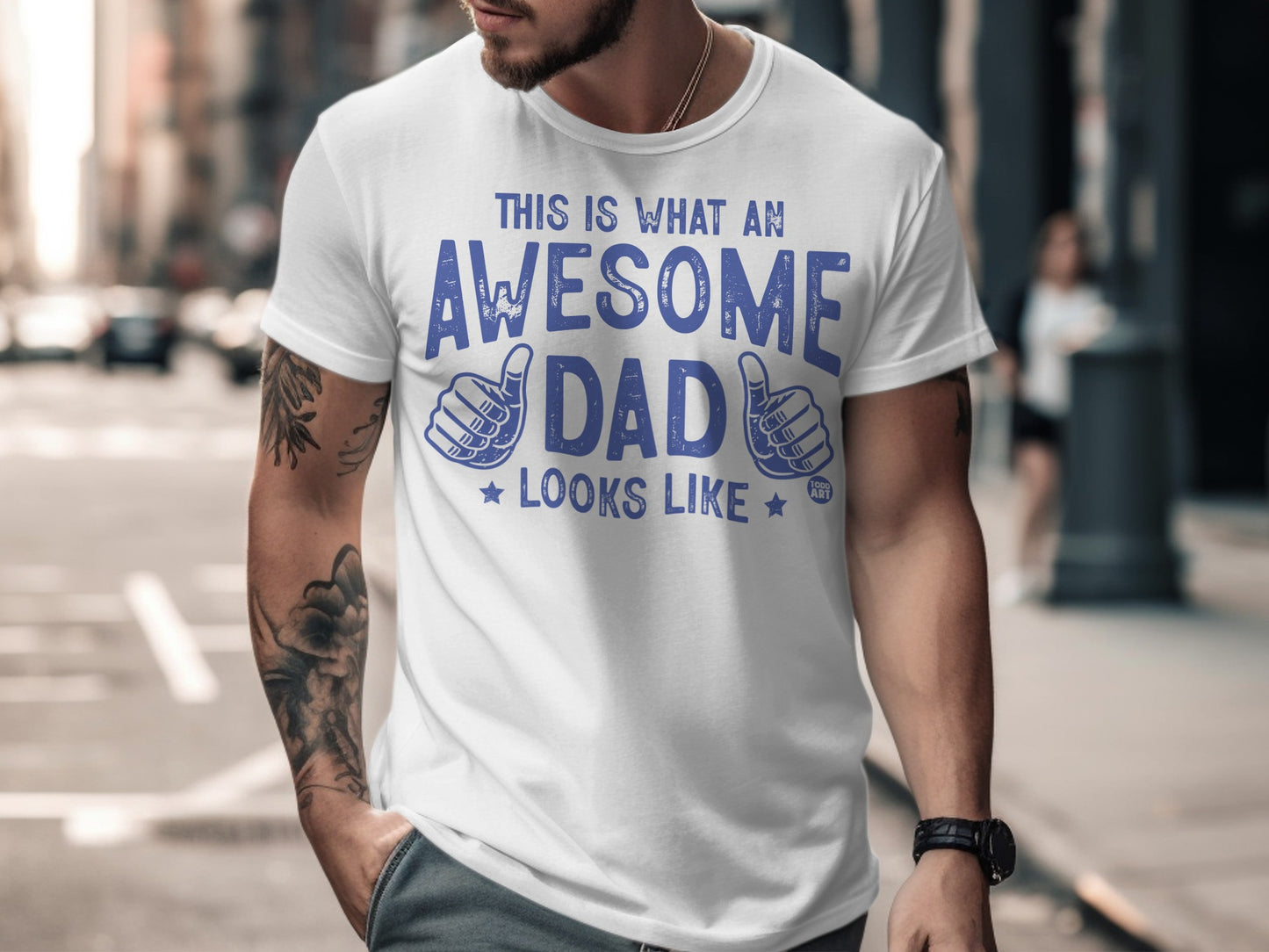 This Is What An Awesome Dad Looks Like T-shirt