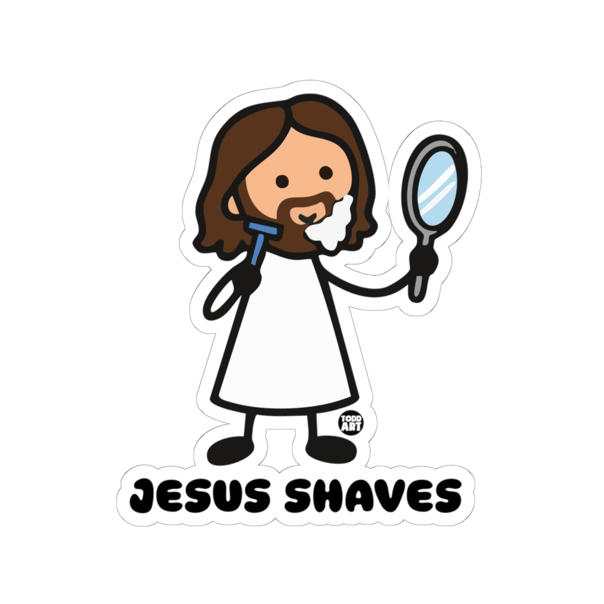 jesus-shaves-cute
