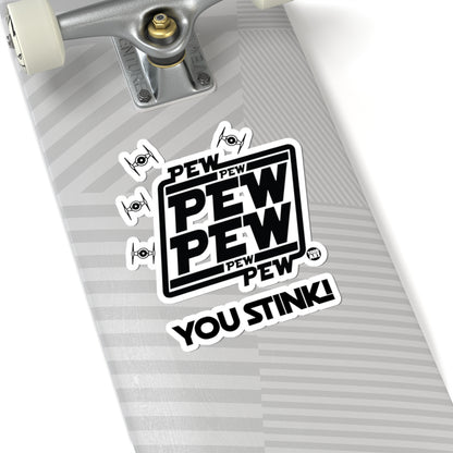 Pew Pew PewTodd Art Sticker