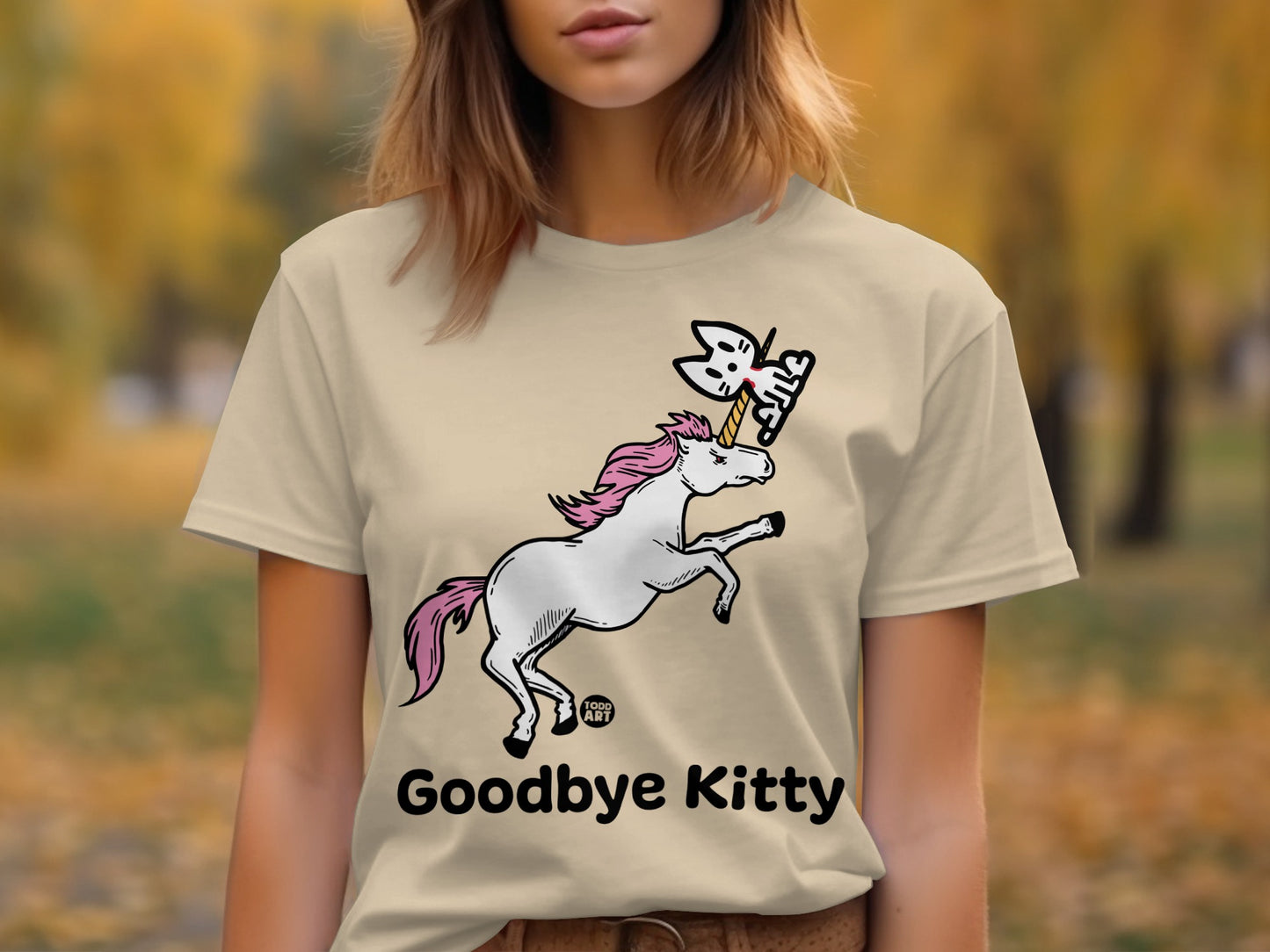 Goodbye Kitty Graphic T-Shirt for All Ages