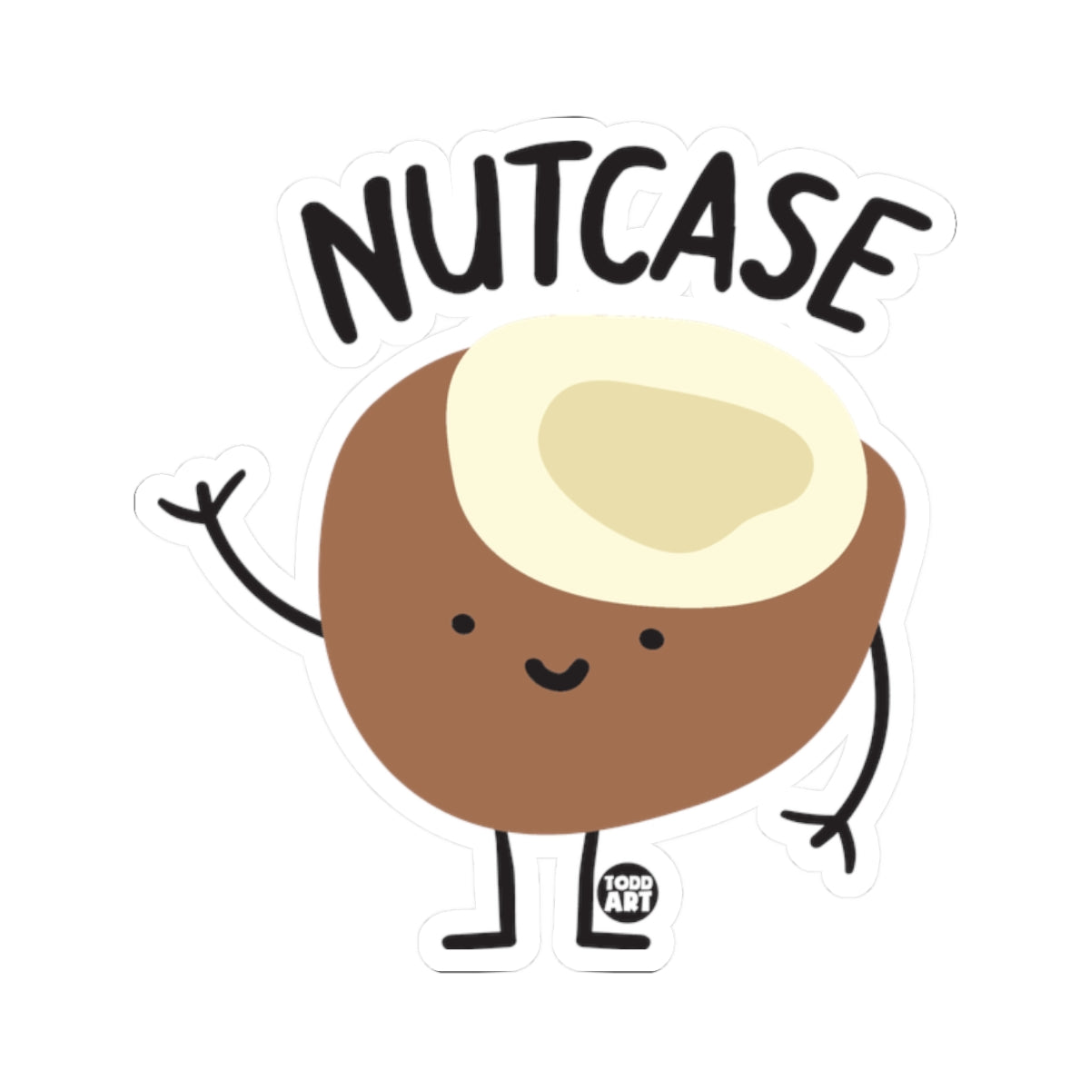 Nutcase Todd Art Sticker