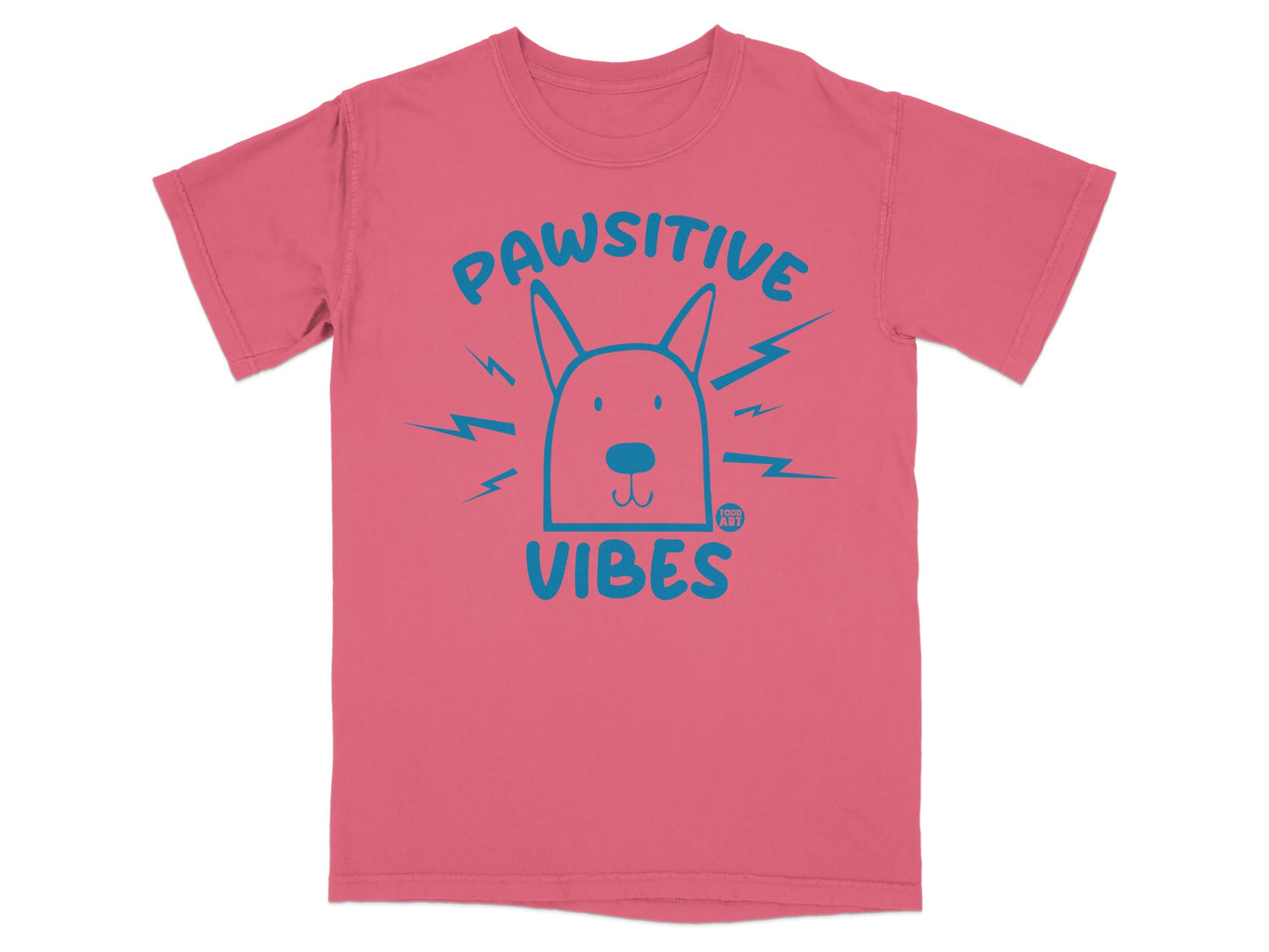 Pawsitive Vibes Graphic Printed T-shirt Product