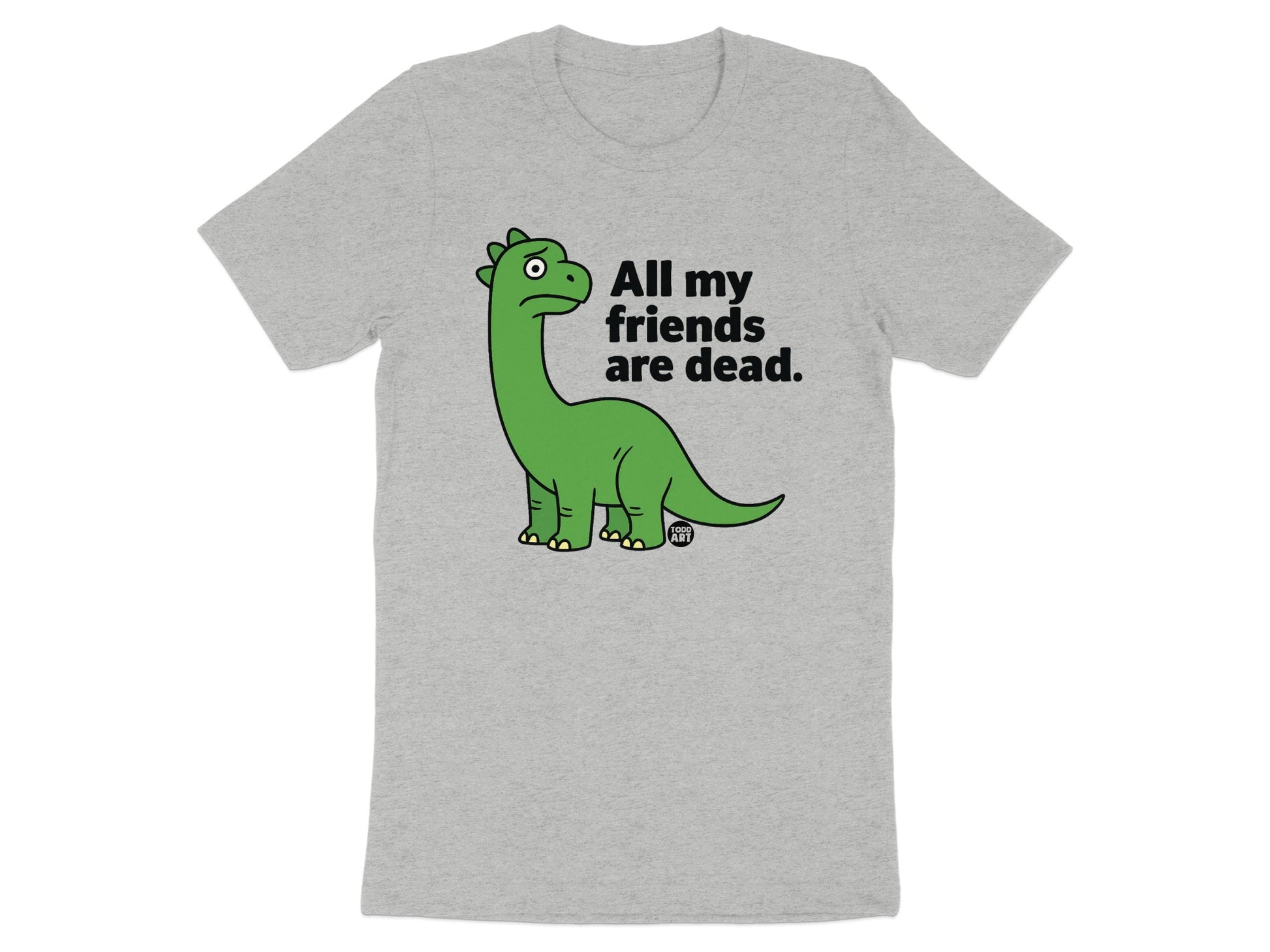 All My Friends Are Dead Dinosaur Graphic T-Shirt