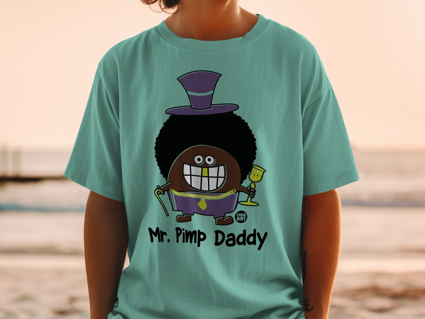 Mr. Pimp Daddy Graphic T-Shirt for Funny Style