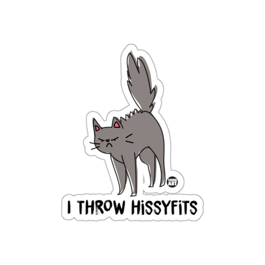 I Throw Hissyfits Grumpy Cat Sticker
