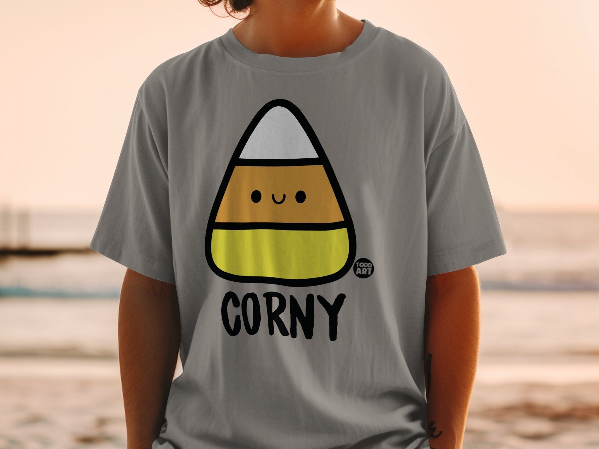 Cute Corny Candy Graphic Design Art T-Shirt