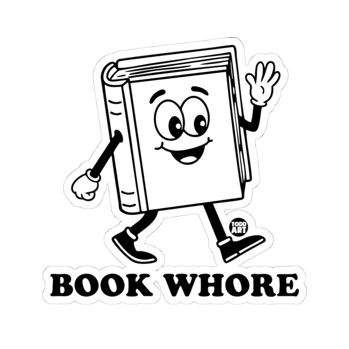 Book WhoreTodd Art Sticker