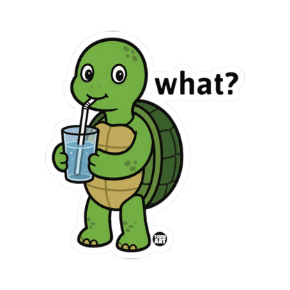 Turtle Drinking WaterTodd Art Sticker