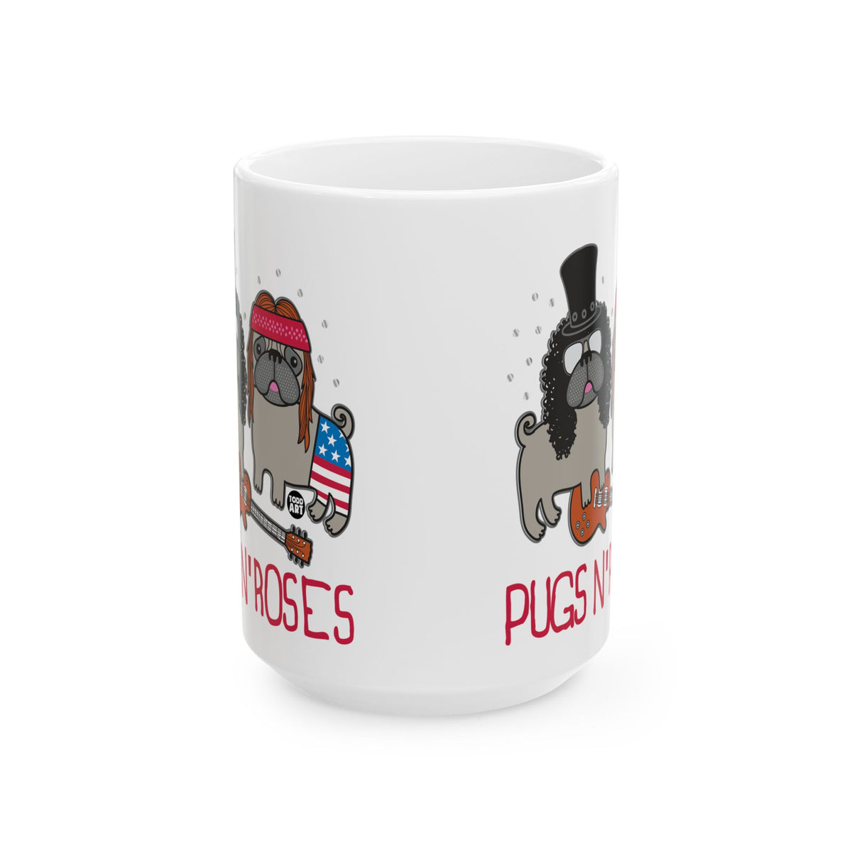 Rock and Roll Dogs Todd Art Mug