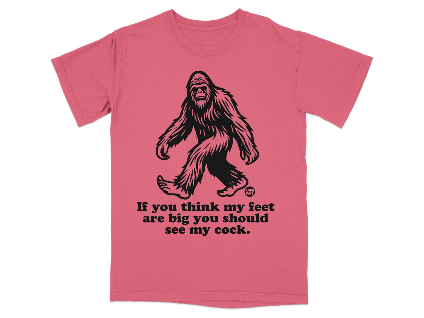 If You Think My Feet Are Big See My Cock T-shirt