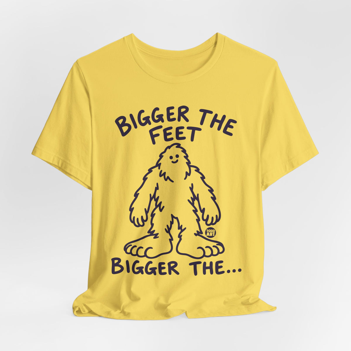 bigger the feet