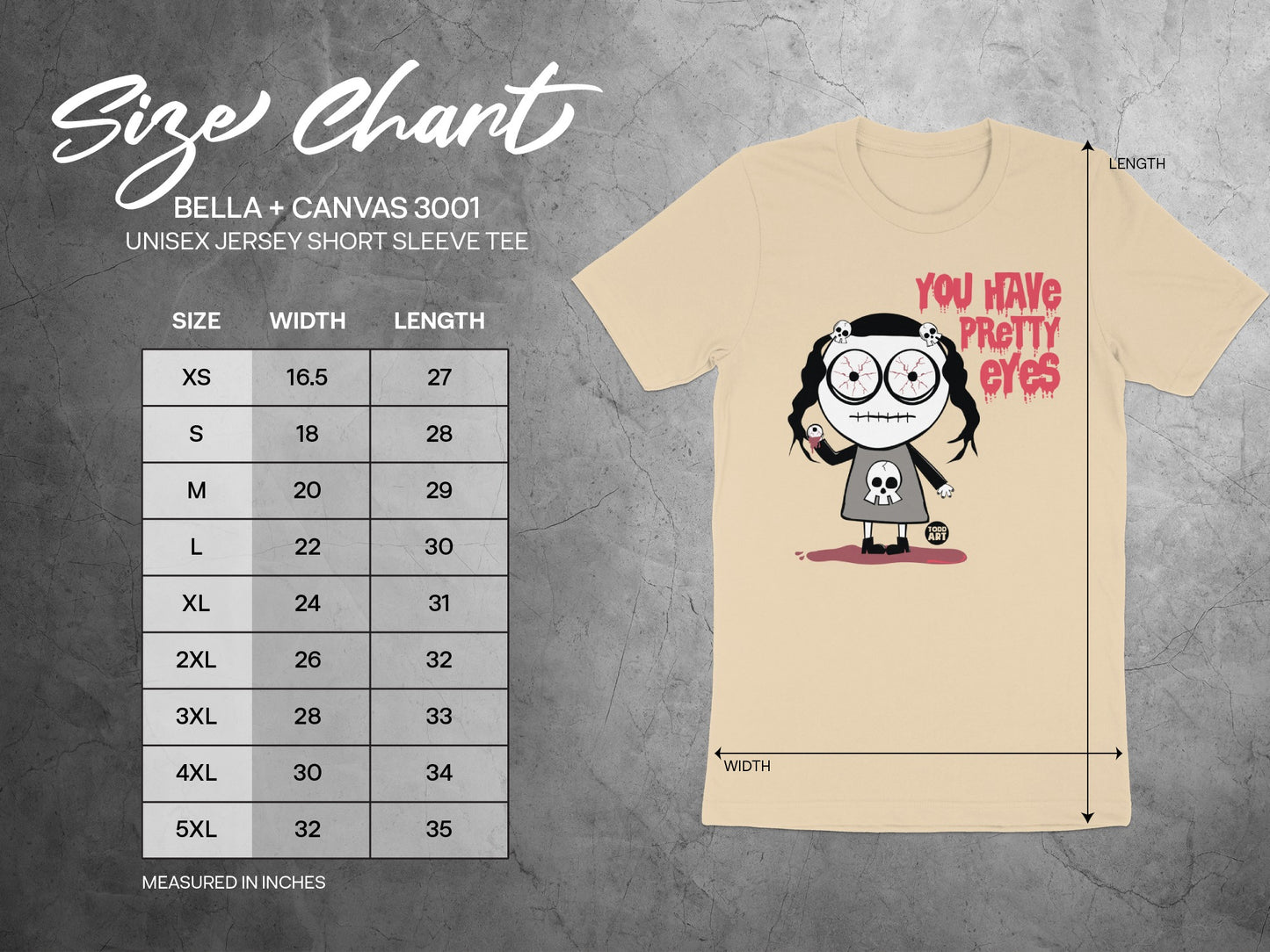 You Have Pretty Eyes Short Sleeve Tee