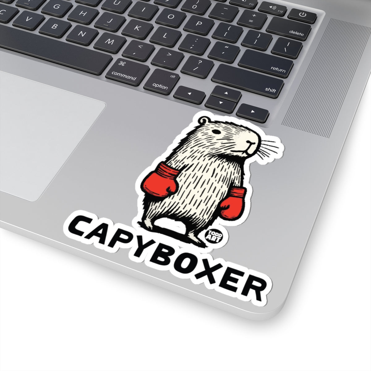 Capyboxer Todd Art Sticker