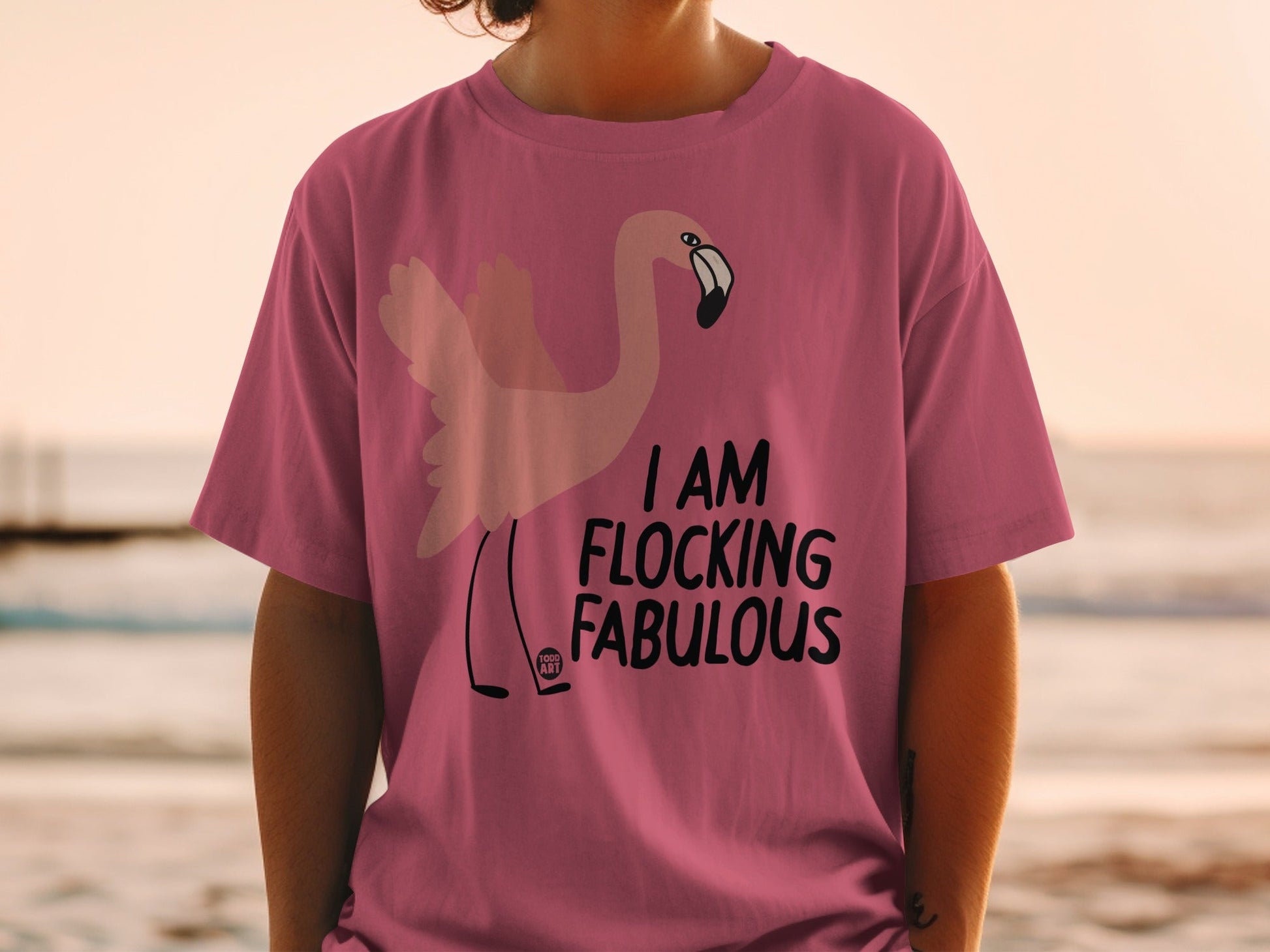 I Am Flocking Fabulous Flamingo Graphic Shirt