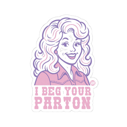 Excuse MeTodd Art Sticker