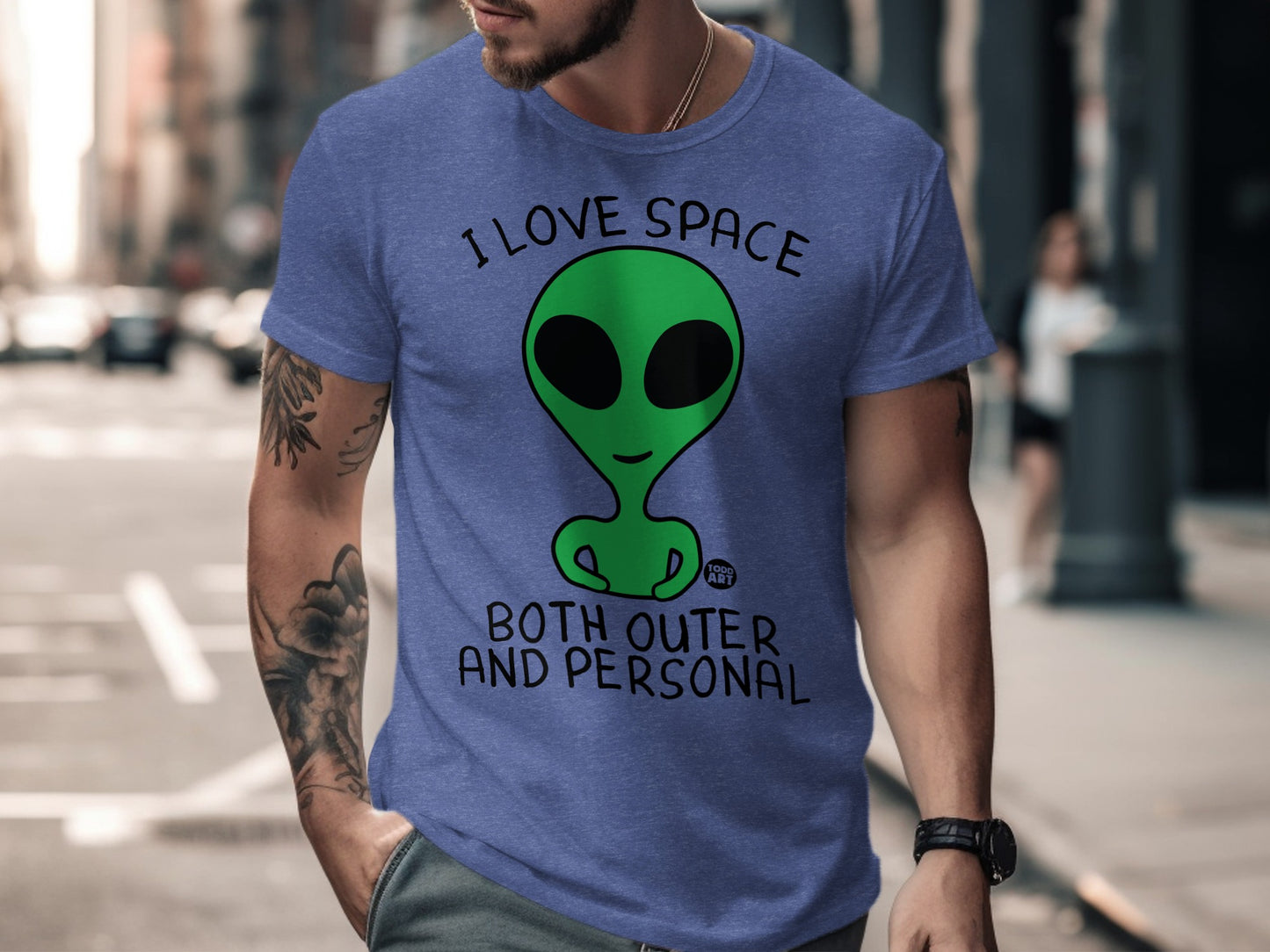 I Love Space Both Outer and Personal Alien T-Shirt