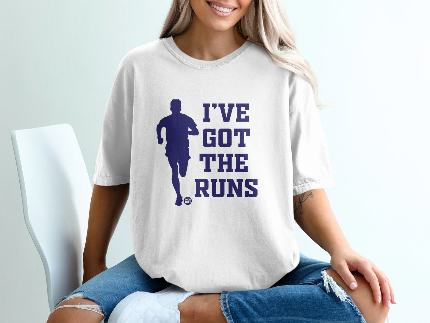 Funny Runner I'VE GOT THE RUNS Graphic Todd Art product type