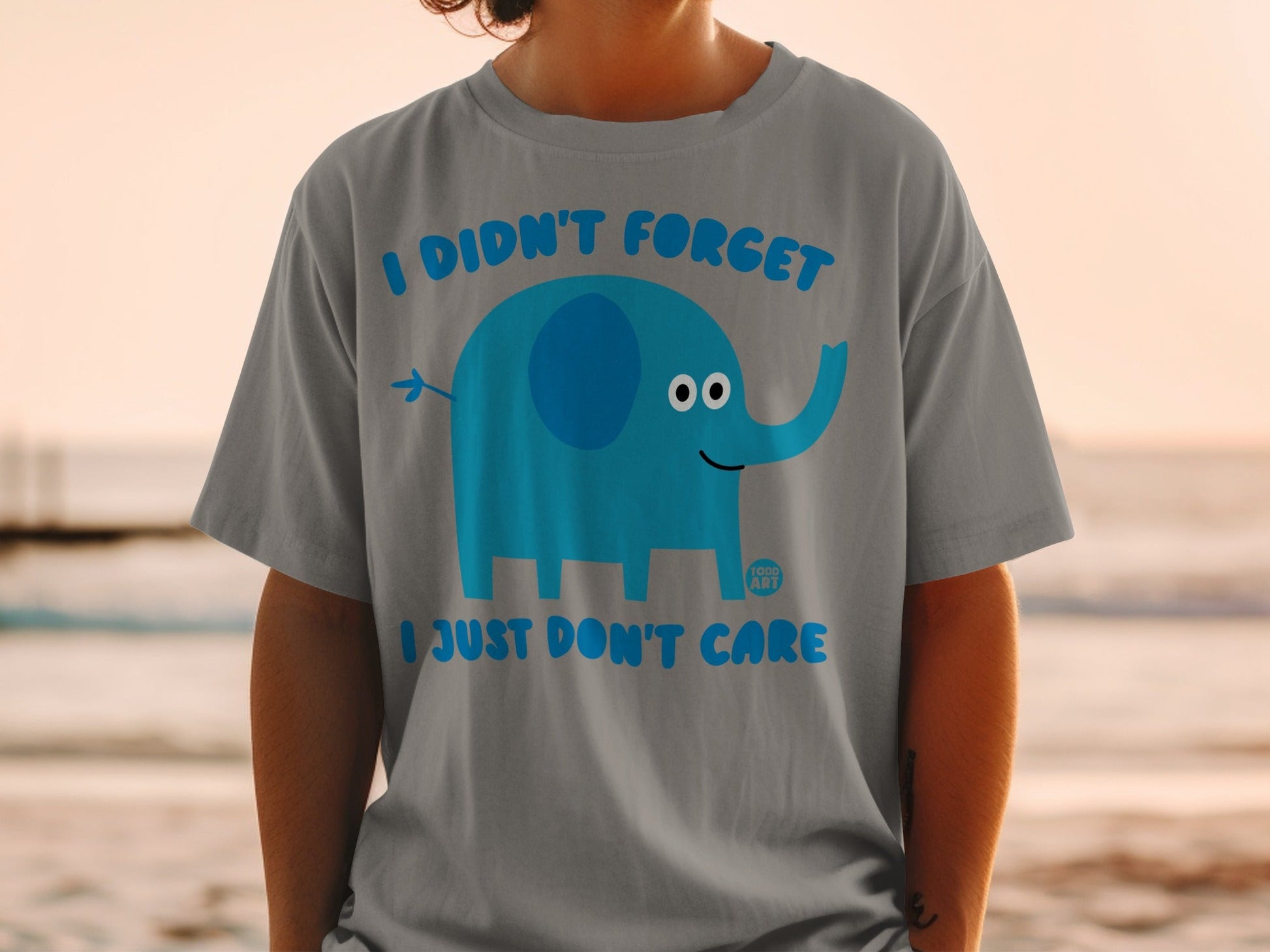 I Didn't Forget I Just Don't Care Elephant T-Shirt