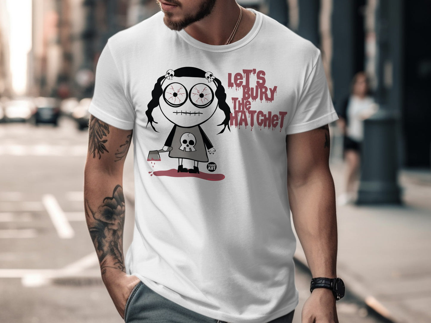 Let's Bury the Hatchet Graphic T-Shirt Product