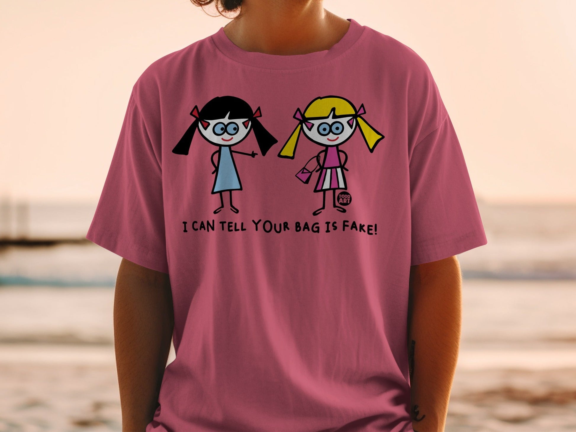 I Can Tell Your Bag is Fake Cartoon Characters TShirt