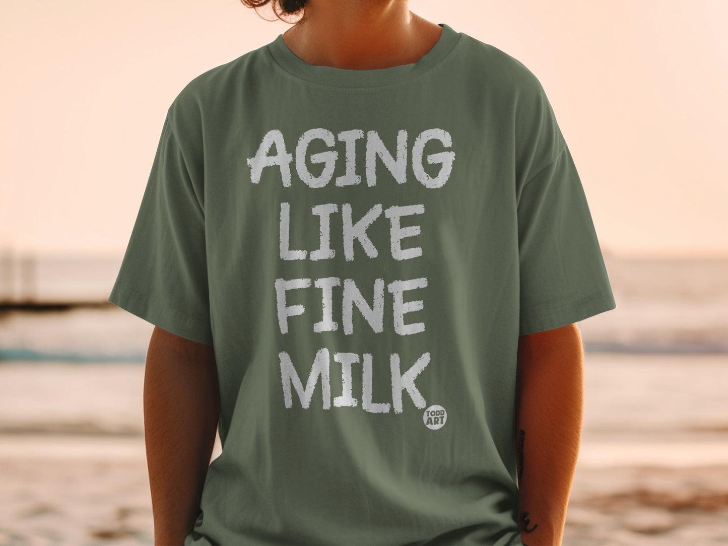 Aging Like Fine Milk Graphic T-shirt