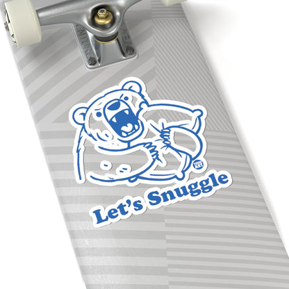 Let's SnuggleTodd Art Sticker