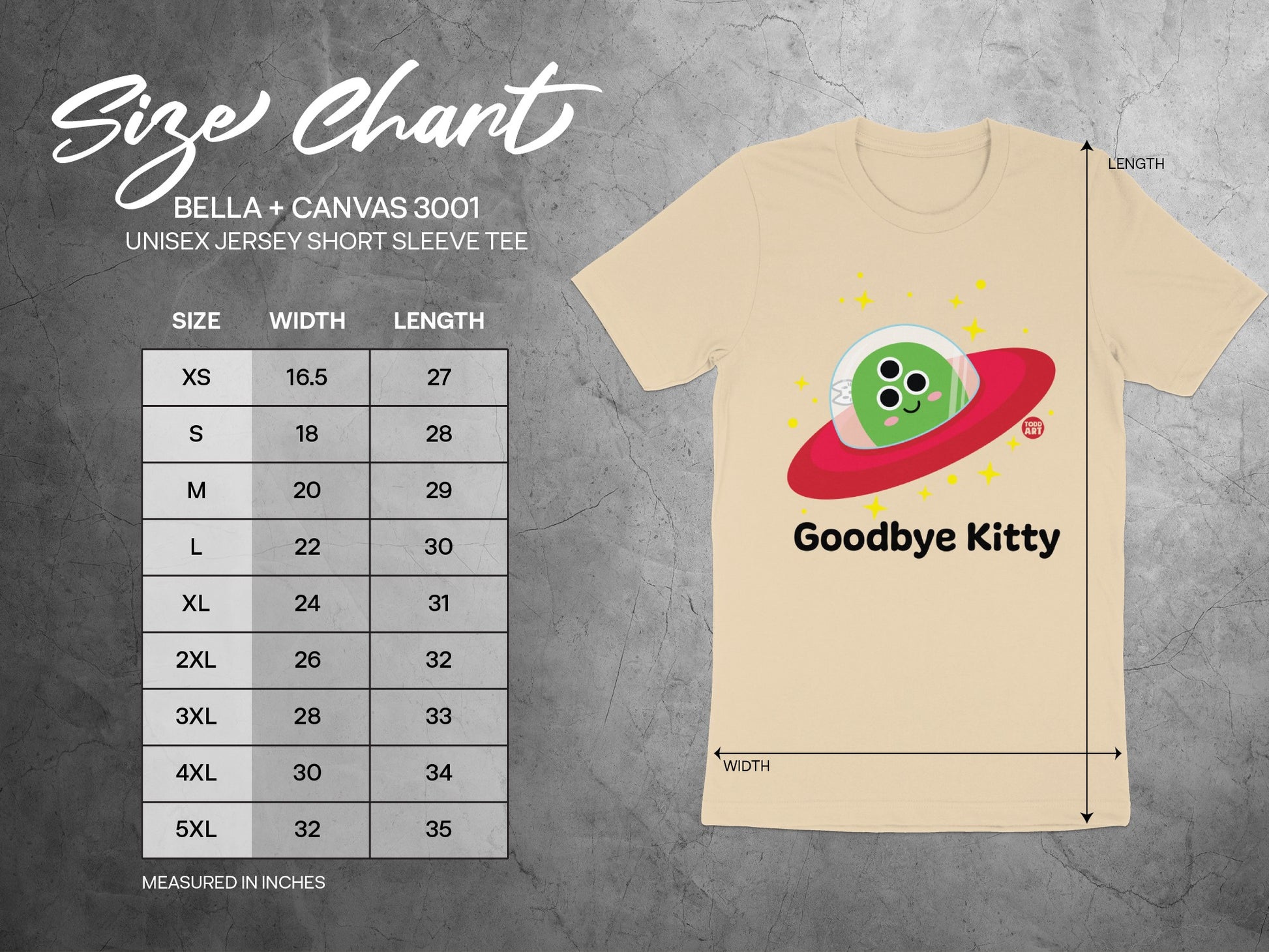 Goodbye Kitty Short Sleeve Tee