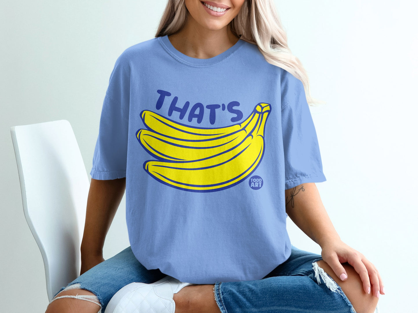 Blue Bananas That's Todd Art Fun Design product type