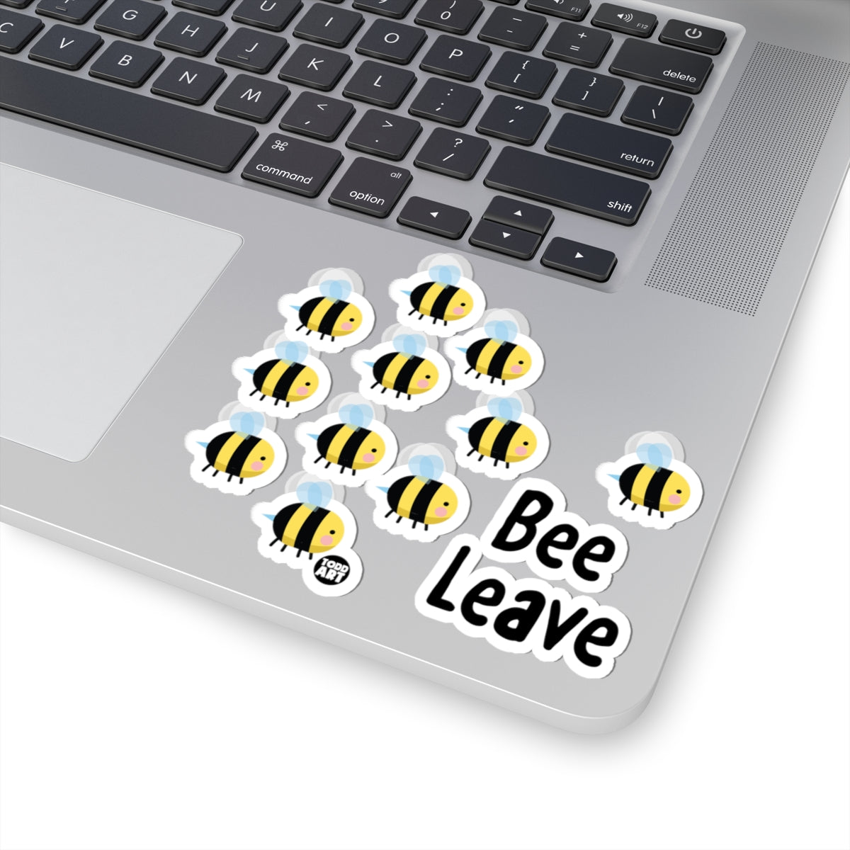 Bee LeaveTodd Art Sticker