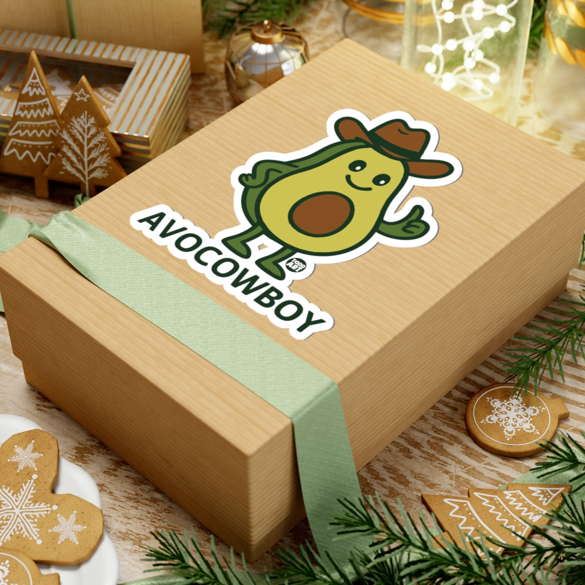 Avocowboy Todd Art Sticker