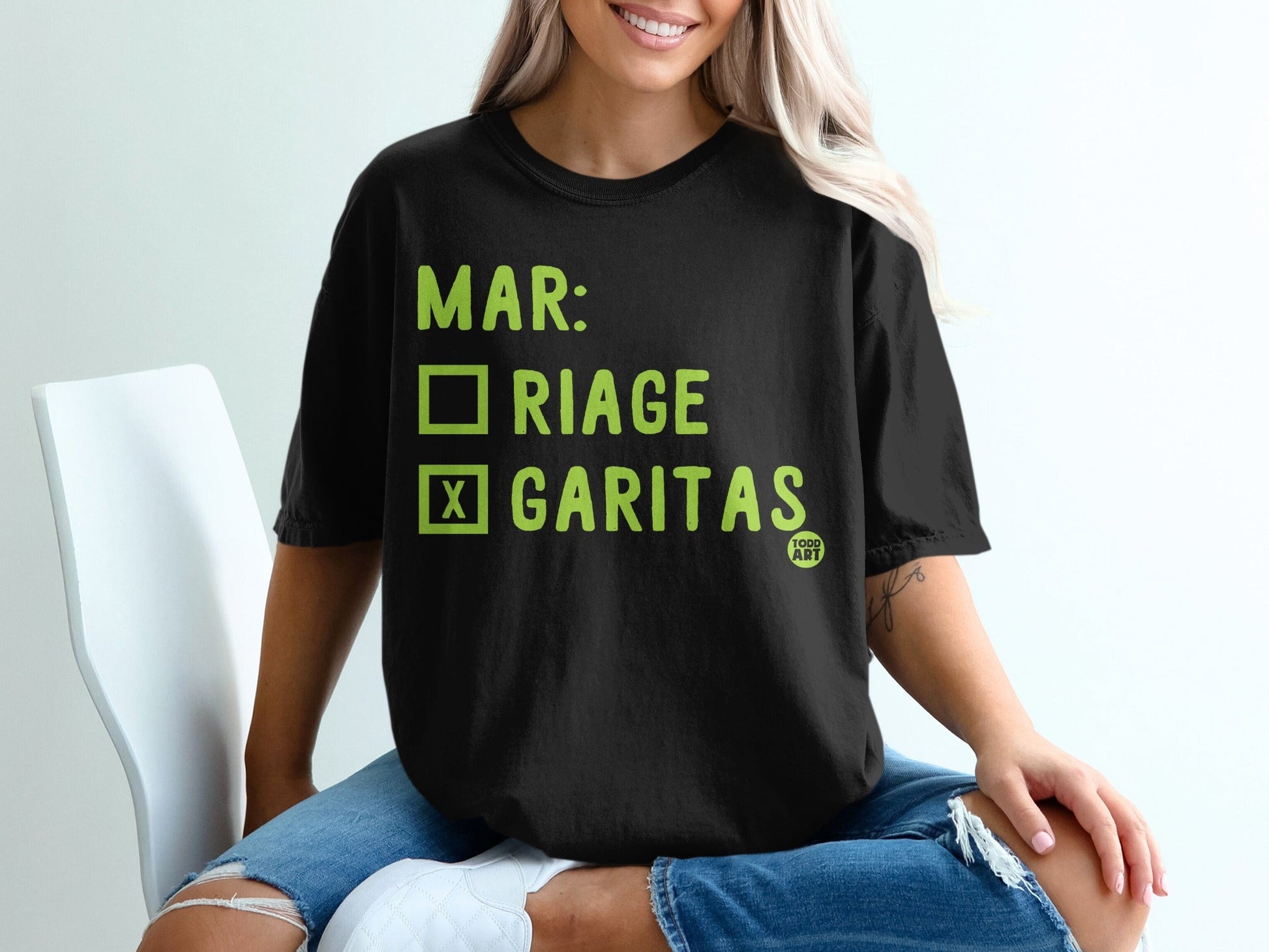 Marriage Margaritas Funny Graphic Tee