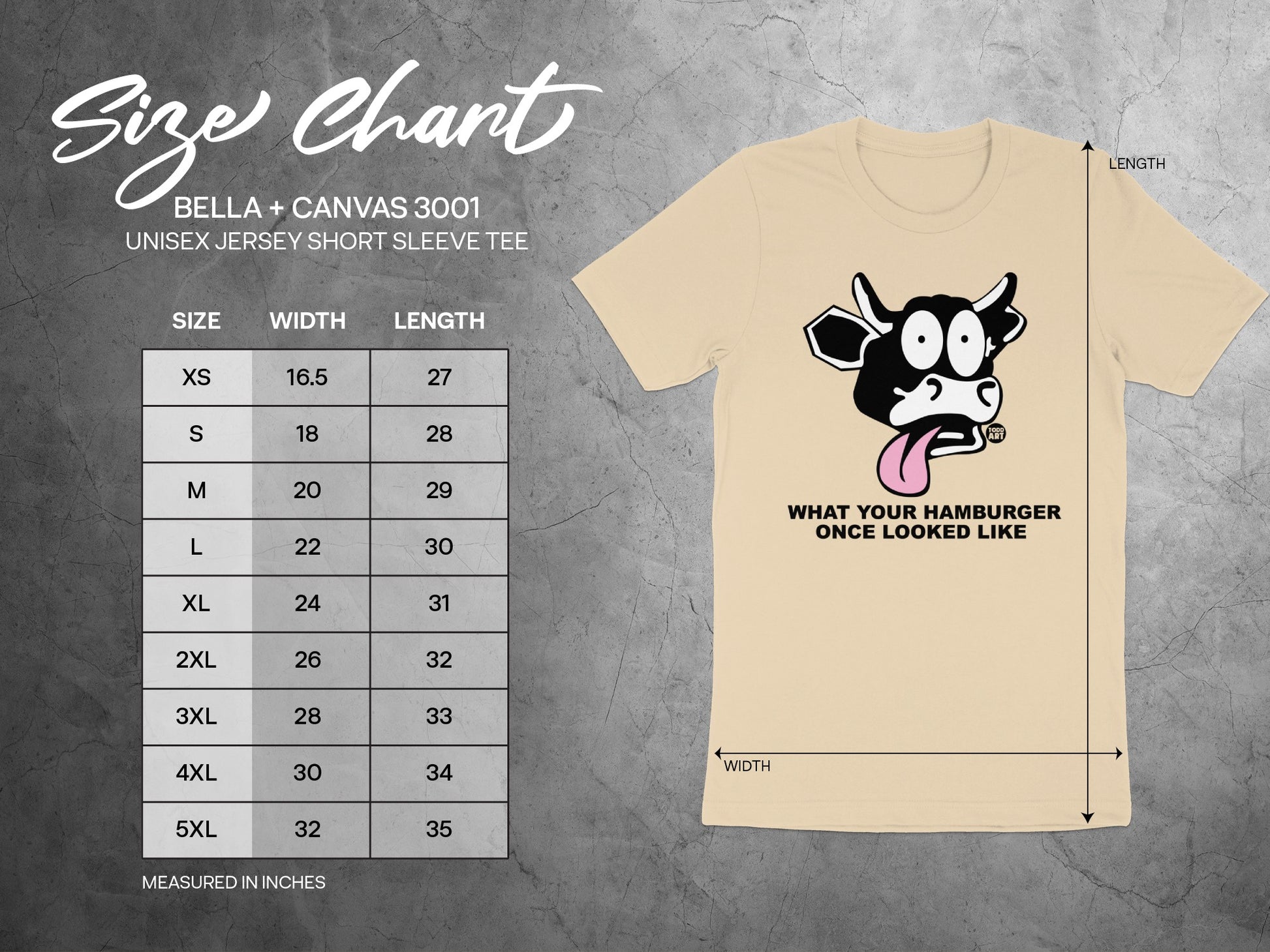 Funny Cow Design What Your Hamburger Looked Like Tee