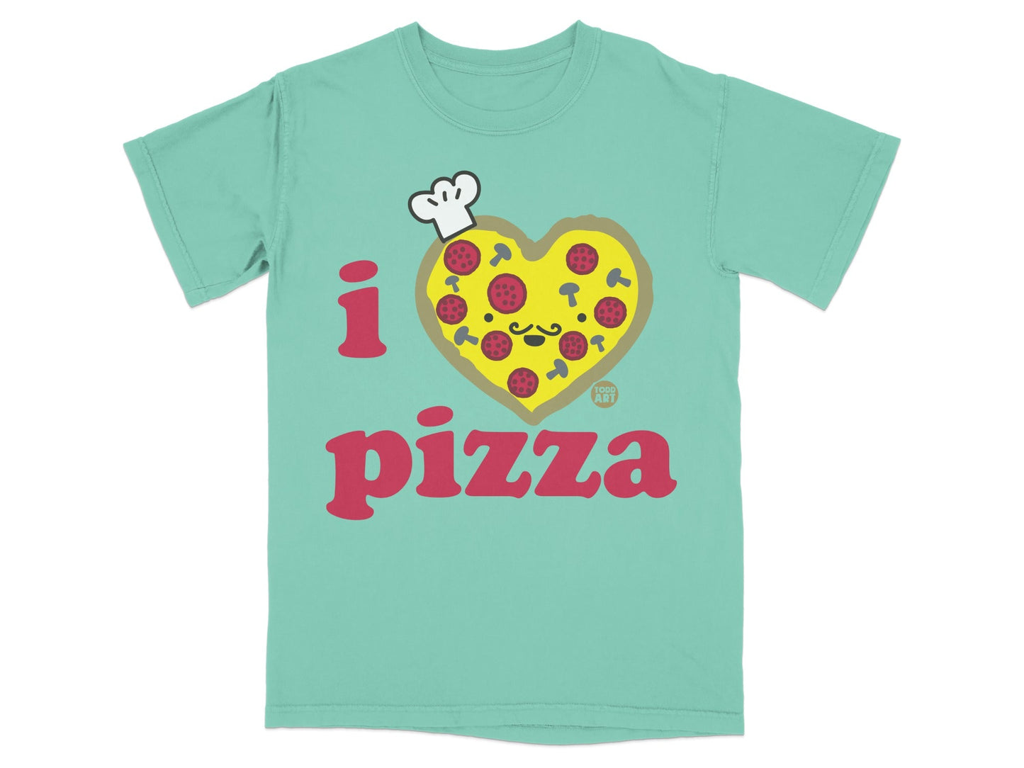 I Pizza Heart Cute Graphic Tee