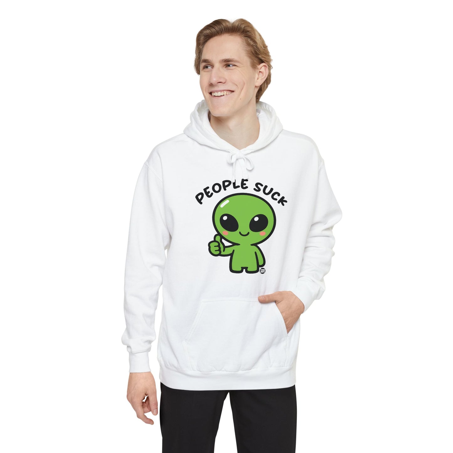 "People Suck"  Alien Hoodie
